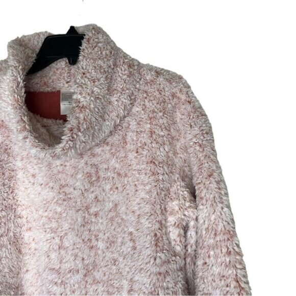 Lululemon Heathered Copper Clay Warmth Restore Sherpa Oversized Pullover M/L - Picture 6 of 11